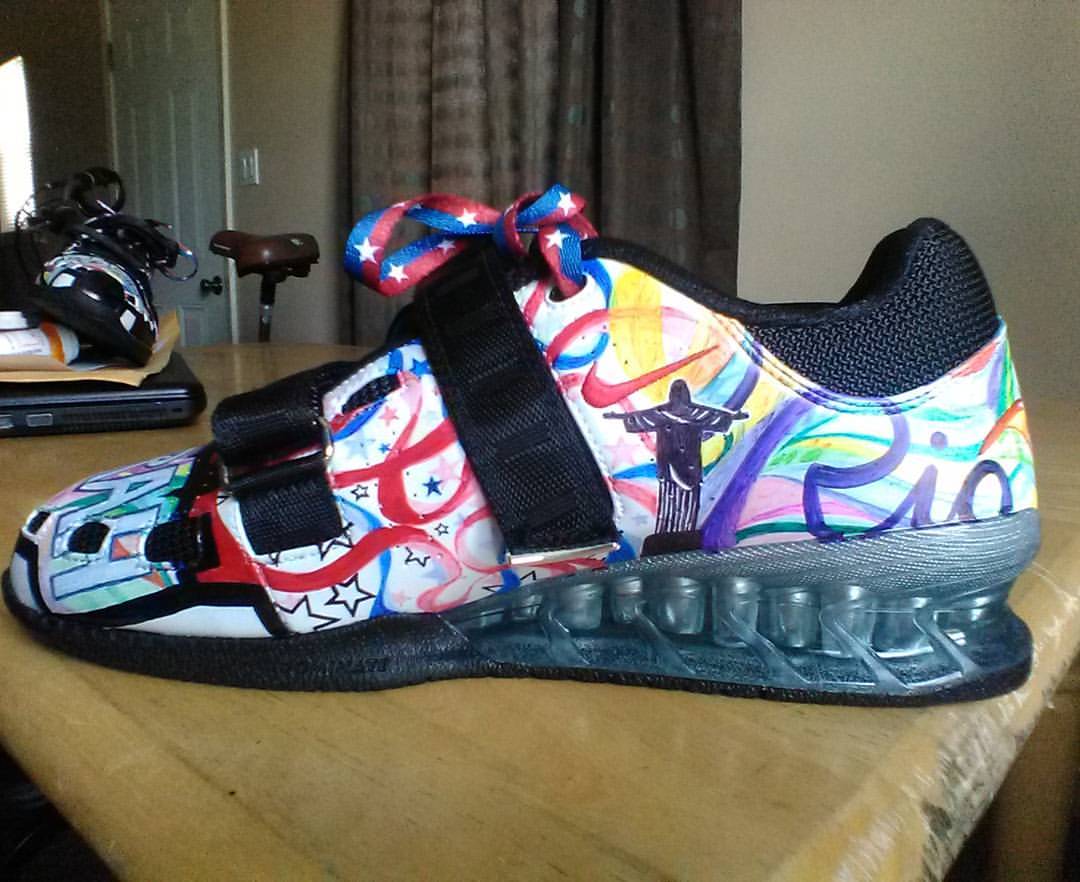 Custom weightlifting shoes – Sarah Robles